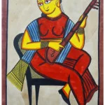 Bibi playing Guitar
