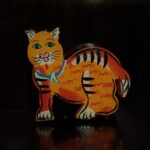Refrigerator Wooden Toy Magnet - Cat (single item)