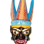 Ma Kali- Black.  Mukha-Dinajpur