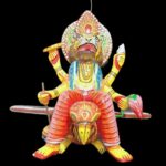 Narshimha - Hanging Wooden Toy (single item)