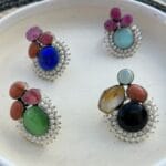 Jhumka & stone setting Finger Ring