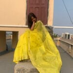 Sunny Glow Motka Maslin Saree