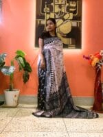 Timeless Beauty – Silk Saree with Hand Block Print