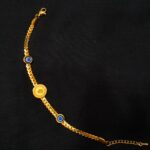 Gold Anti-Tarnish Evil Eye Bracelet – Premium Protective Charm for Everyday Elegance
