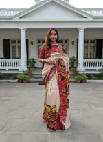 Tussar with Hand Painting - A Canvas of Heritage