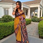 Cotton Saree with Hand Batick Print