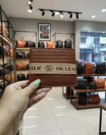 Premium Brown Textured Leather Bi-Fold Wallet for Men - Men's Collection - Image 3