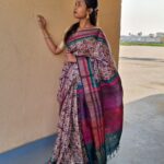 Hand Blocked Tussar Saree with Multicolour Pallu – Elegant Handcrafted Tussar Silk Saree for Festive & Cultural Wear