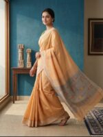 Bhagalpur Raw Silk Saree