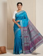 Chhattisgarh Tussar Saree – Blue