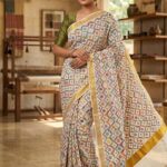 Grace in every thread – Kerala Cotton meets timeless Kantha artistry