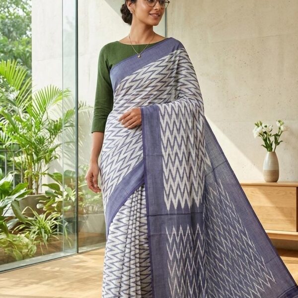 Pacham Palli saree. Everyday elegance