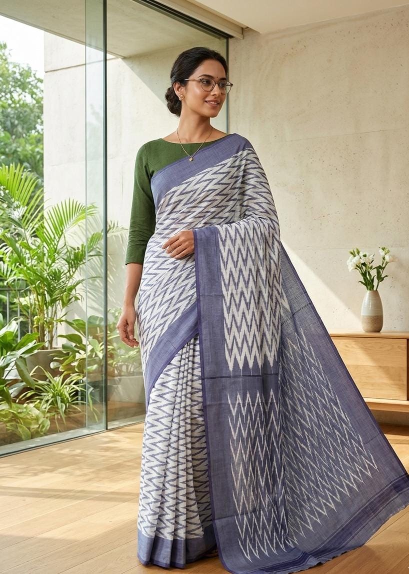 pacham palli (2) Pacham Palli saree. Everyday elegance - Image 1