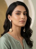 Light Pink Pearl and Stone Earring