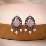 Oxidised Silver Dangle Earrings