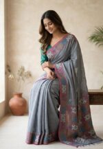 Cotton Saree with Lambani Work