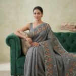 Half Tussar with Gujrati work