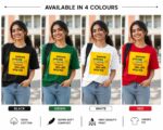 Women's Round Neck Graphics Printed T-Shirt - Image 4